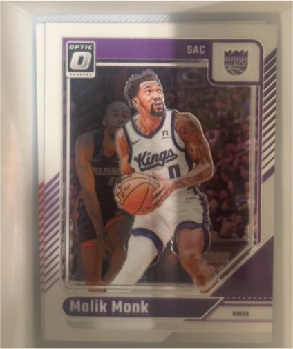 2024-25 Panini Donruss Optic #17 Malik Monk — front
