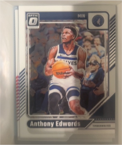 2024-25 Panini Donruss Optic #31 Anthony Edwards — front