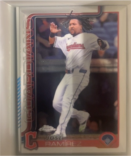 2025 Topps Chrome #12 Jose Ramirez — front