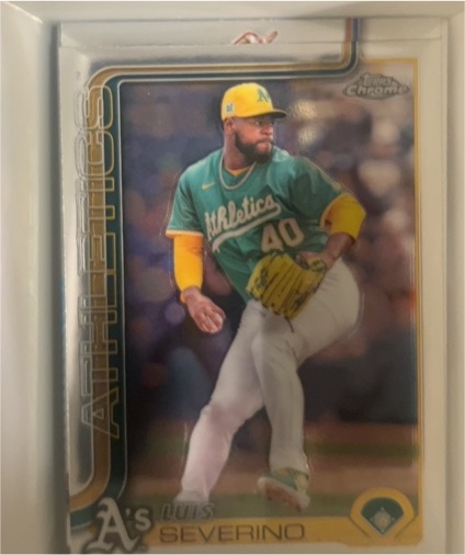 2025 Topps Chrome #241 Luis Severino — front