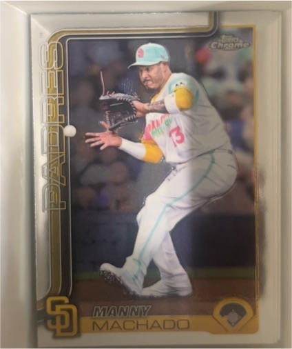 2025 Topps Chrome #53 Manny Machado — front