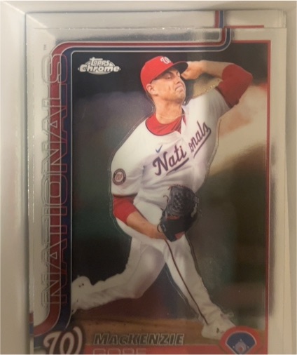 2025 Topps Chrome #160 MacKenzie Gore — front