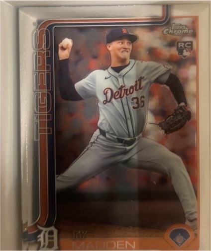 2025 Topps Chrome #285 Ty Madden — front