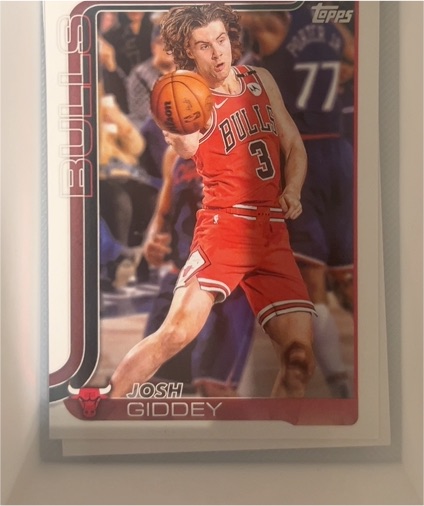 2025-26 Topps #35 Josh Giddey — front