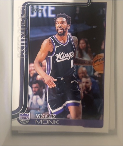 2025-26 Topps #164 Malik Monk — front