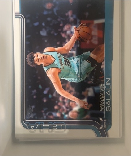 2025-26 Topps #71 Tidjane Salaun — front
