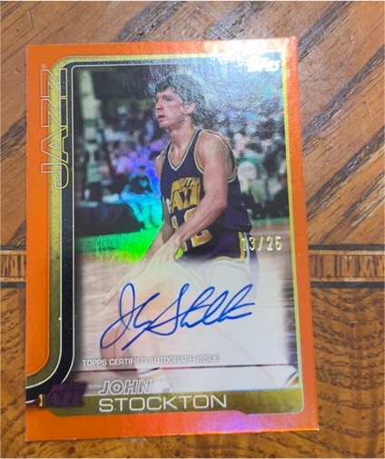 2025-26 Topps Basketball #TFRA-JS John Stockton — front
