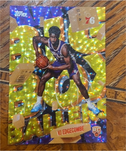 2025-26 Topps Big Box Ballers #BB-3 VJ Edgecombe — front
