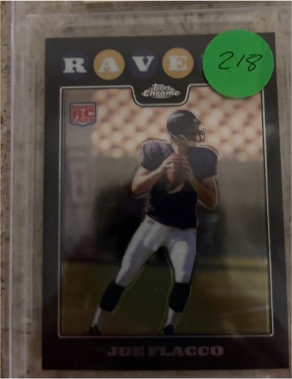 2008 Topps Chrome #TC170 Joe Flacco Rookie Card — front