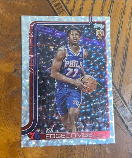 2025-26 Topps Basketball #203 VJ Edgecombe — front