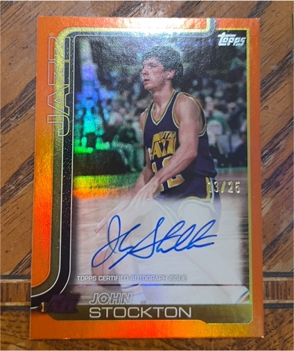 1993 Topps #3 John Stockton — front