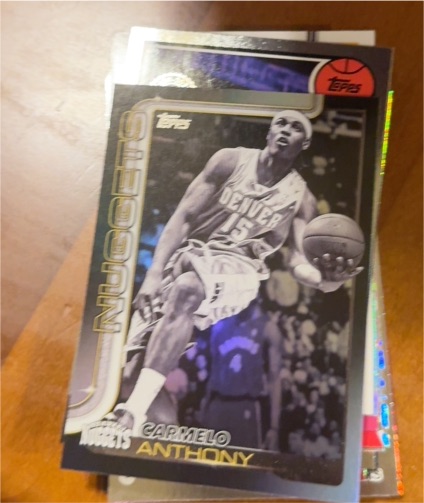 2025 Topps Blackout #15 Carmelo Anthony — front