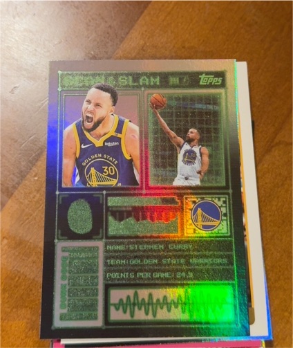 2025-26 Topps Basketball Scan & Slam #SS-12 Stephen Curry — front