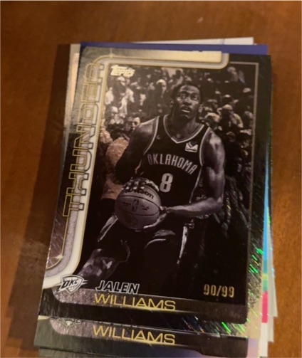 2025-26 Topps Black Friday #116 Jalen Williams — front