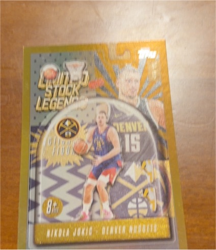 2025-26 Topps Limited Stock Legends #LST-41 Nikola Jokic — front
