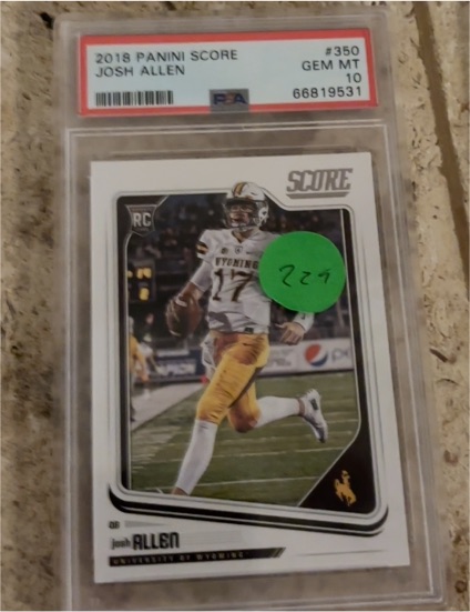 2018 Panini Score #350 Josh Allen — front