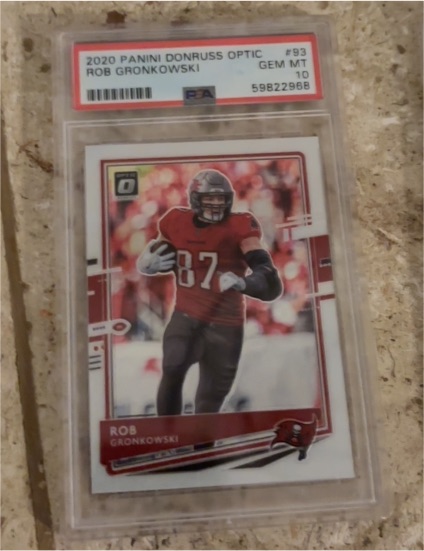 2020 Panini Donruss Optic #93 Rob Gronkowski — front
