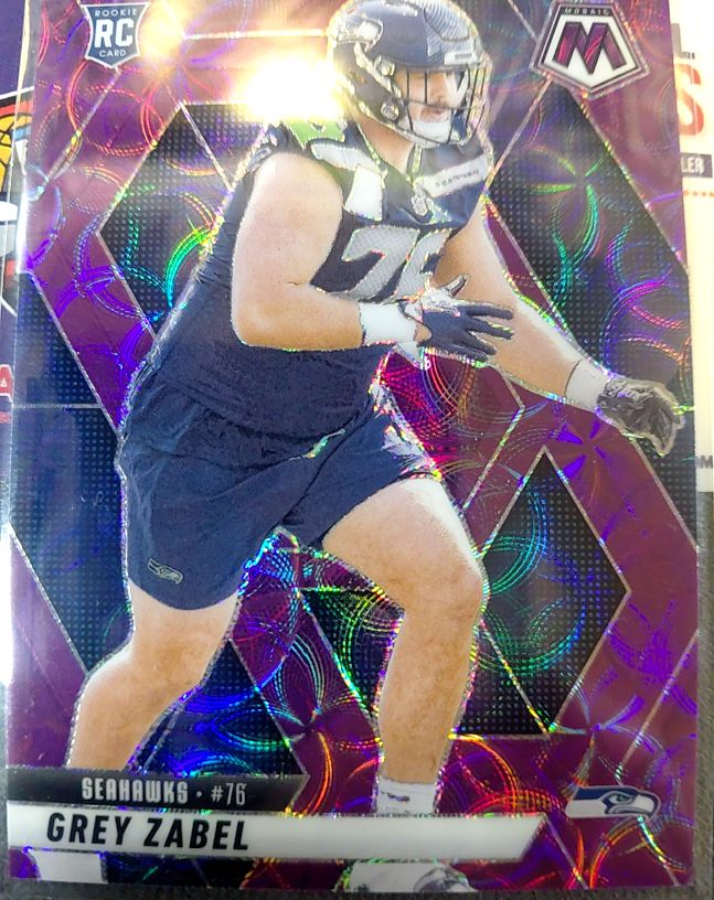 2025 Panini Mosaic #328 Grey Zabel — front