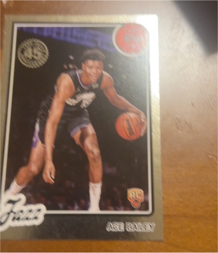 2025-26 Topps Basketball #80BK-54 Ace Bailey — front