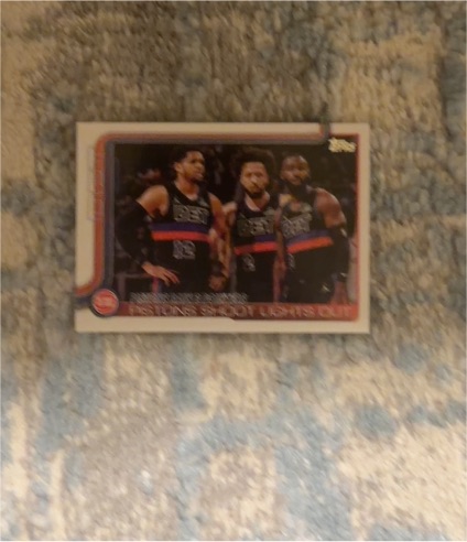 2025-26 Topps Basketball #279 Cade Cunningham Detroit Pistons — front