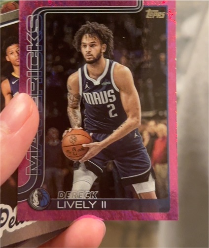 2025-26 Topps #172 Dereck Lively II — front