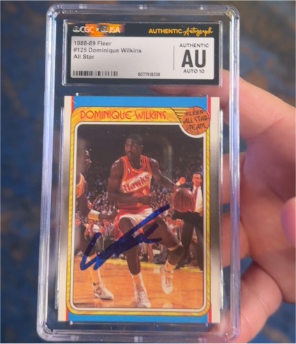 1988-89 Fleer #125 Dominique Wilkins — front