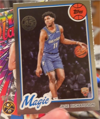 2025-26 Topps Basketball 45th Anniversary #80BK-71 Jase Richardson — front