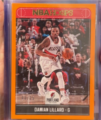 2017-18 Panini NBA Hoops #226 Damian Lillard — front