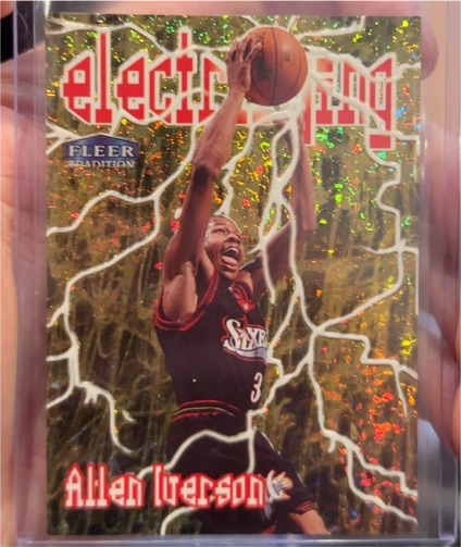 1998-99 Fleer Tradition Electrifying Allen Iverson — front