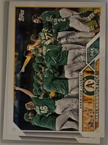 2023 Topps #577 Oakland Athletics — front
