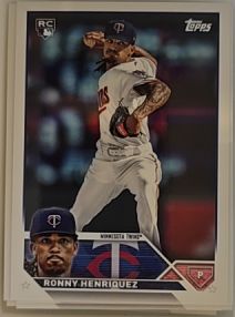 2023 Topps Series 2 #372 Ronny Henriquez RC Minnesota Twins — front