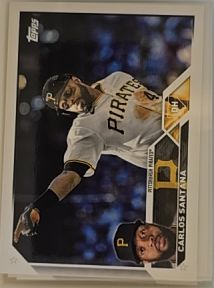 2023 Topps #572 Carlos Santana — front
