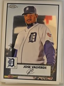 2021 Topps Chrome Platinum Anniversary #676 Jose Valverde — front