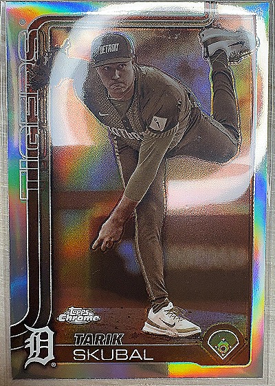 2025 Topps Chrome #258 Tarik Skubal — front