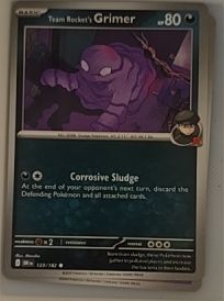 2022 Pokémon SV10: Destined Rivals #123 Team Rocket's Grimer — front
