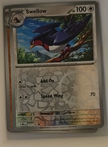 2025 Pokemon SV10: Destined Rivals #157 Swellow — front