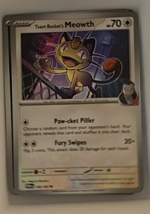 2025 Pokémon TCG Destined Rivals #149 Team Rocket's Meowth — front