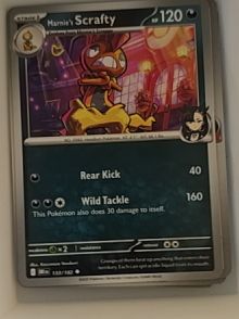 2025 Pokémon SV10: Destined Rivals #133 Marnie's Scrafty — front