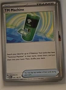 2025 Pokémon SV10: Destined Rivals #181 TM Machine — front