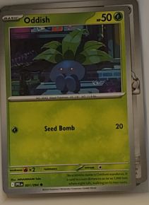 2025 Pokémon ME02: Phantasmal Flames #001 Oddish — front