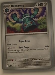 2023 Pokémon ME02: Phantasmal Flames #072 Bronzong — front