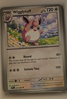 2023 Pokémon ME02: Phantasmal Flames #077 Wigglytuff — front