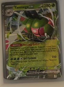 2025 Pokemon SV10: Destined Rivals #003 Yanmega ex — front