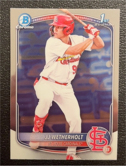 2025 Bowman Chrome Prospects #BCP-22 JJ Wetherholt — front