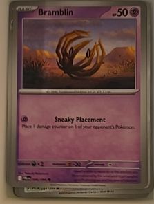 2025 Pokémon ME02: Phantasmal Flames #046 Bramblin — front