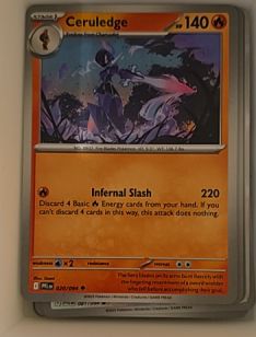 2024 Pokémon ME02: Phantasmal Flames #020 Ceruledge — front