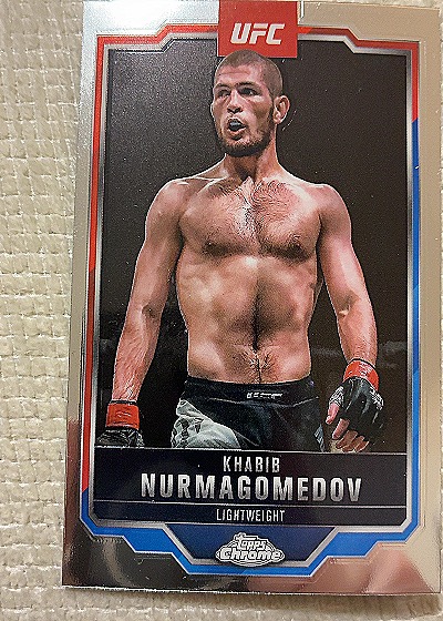 2025 Topps Chrome UFC #36 Khabib Nurmagomedov — front