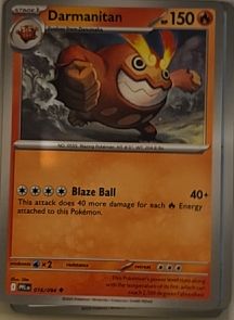 2025 Pokémon ME02: Phantasmal Flames #016 Darmanitan — front