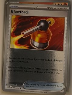 2025 Pokémon ME02: Phantasmal Flames #86 Blowtorch — front