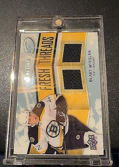 2008-09 Upper Deck Ice Fresh Threads #FT-100 Blake Wheeler — front